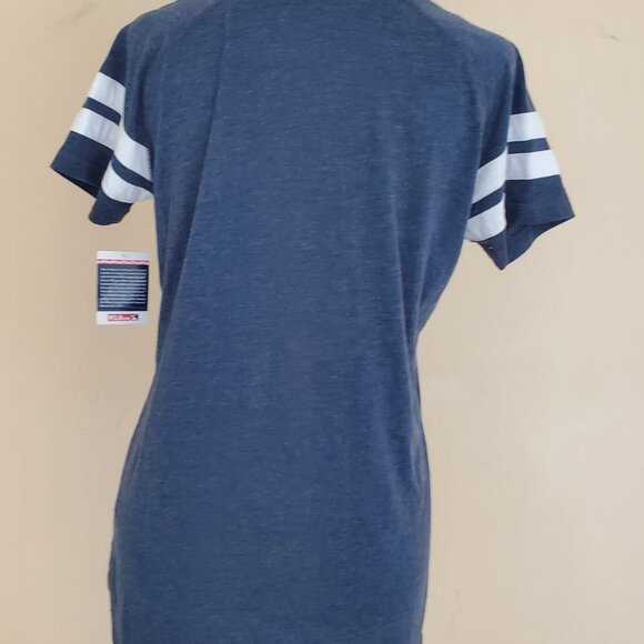 Women’s MiLB Hillsboro Hops T-Shirts Size Small/Petite NWT Heather Blue - Picture 2 of 12